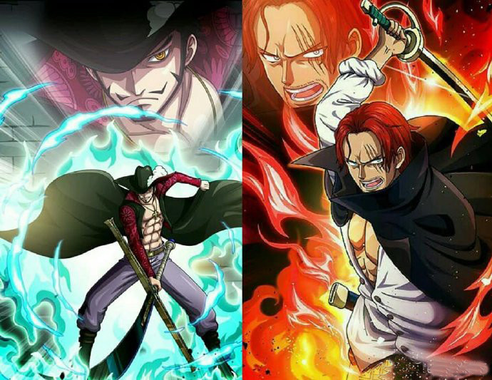 海贼王鹰眼和红发谁更强鹰眼只在剑术上超越香克斯