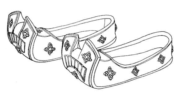 古代女鞋"发展史",魏晋的造型虽然奇特,可穿着也太硬了吧