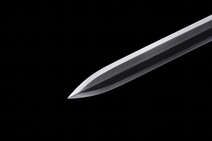 秦剑-手工锻造百炼钢,乌木鞘