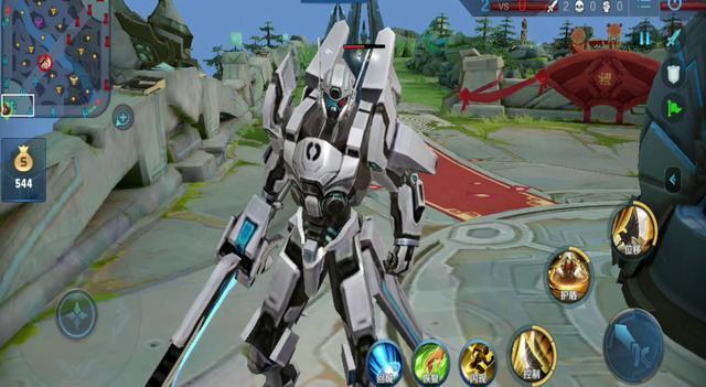 王者荣耀夏侯惇飓风号3d视角下的模型好精致技能特效一样很炫