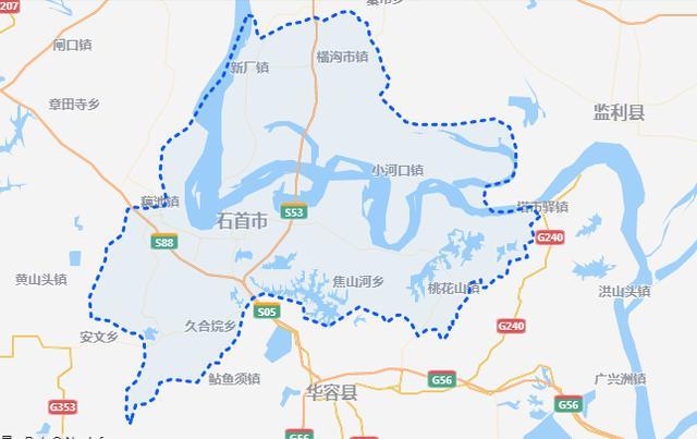 湖北荆州石首的一个镇,位于长江北岸,从名字看就是工业强镇