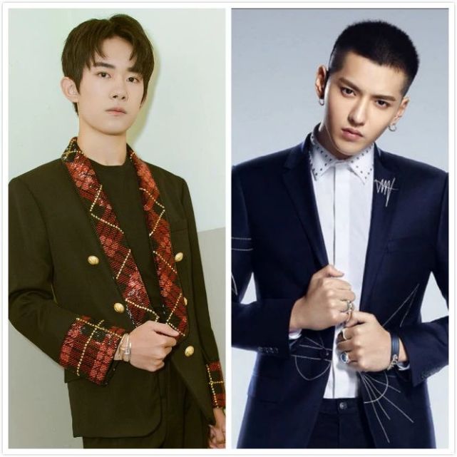 易烊千玺吴亦凡比拼耍帅两人眼神成亮点