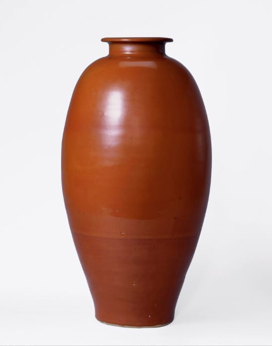 元代 耀州窑柿红釉梅瓶2019年北京保利春拍"十面灵山居"专场成交价