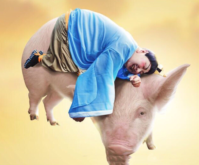 史上最还原太乙真人cos!本色出演太逼真,这肚子必须打一百分