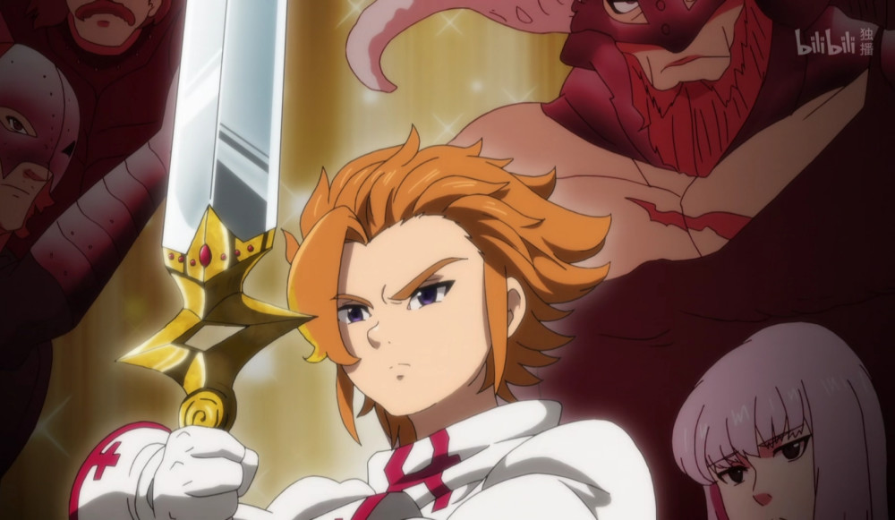 七大罪第三季亚瑟使用圣剑战斗场面很搞笑他的姿势反常识