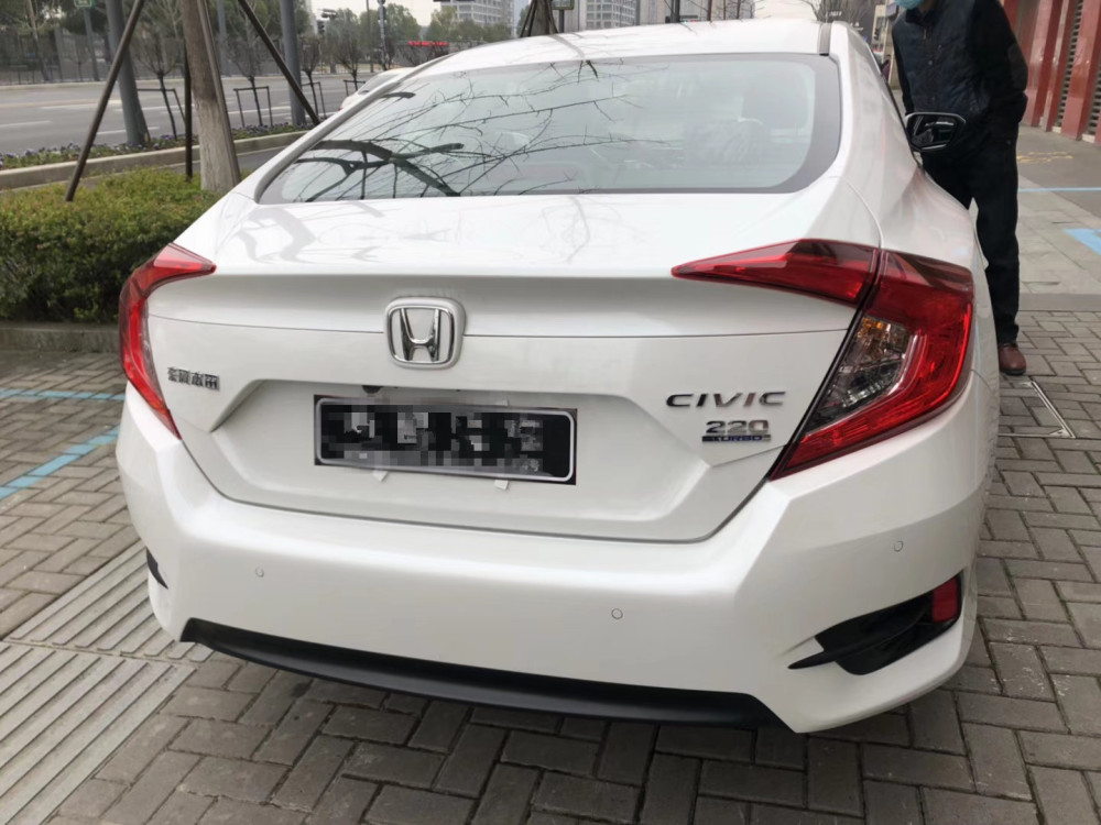 本田思域1.5t自动燃动版提车记,大家看看我的价格便宜吗?