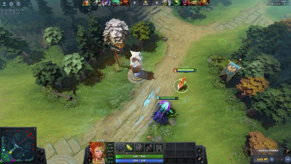 DOTA2比分：物理核的噩梦，学好魅惑魔女，新版本上分分分钟
