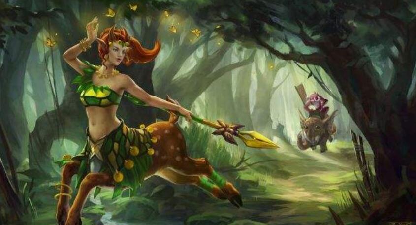DOTA2比分：物理核的噩梦，学好魅惑魔女，新版本上分分分钟