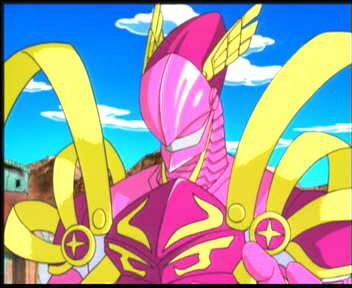 金甲兽(玛格纳兽)由"奇迹的数码精神"力量进化而来的装甲体圣骑士型