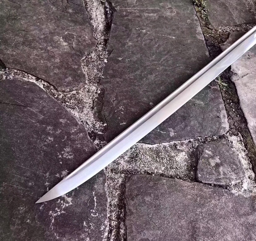 背带直刀独行者弹簧钢锻造