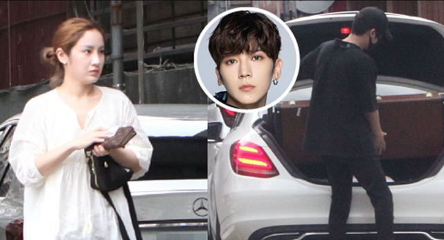 毕书尽老婆首现身长发飘逸小腹隆起经纪人证实怀孕疑未婚先孕