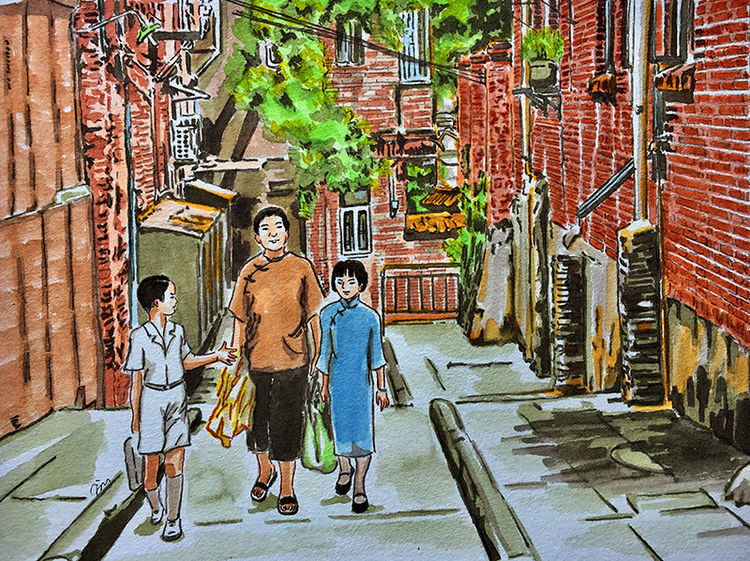 旅行手绘作者用二百幅手绘解读古老城市广州展现民国风情