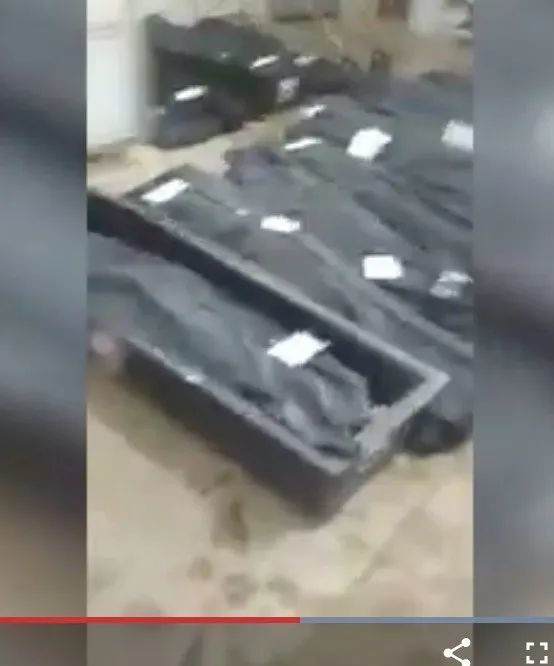 伊朗医院遍地尸体视频流出，当局用石灰烧尸防传播_图1-4