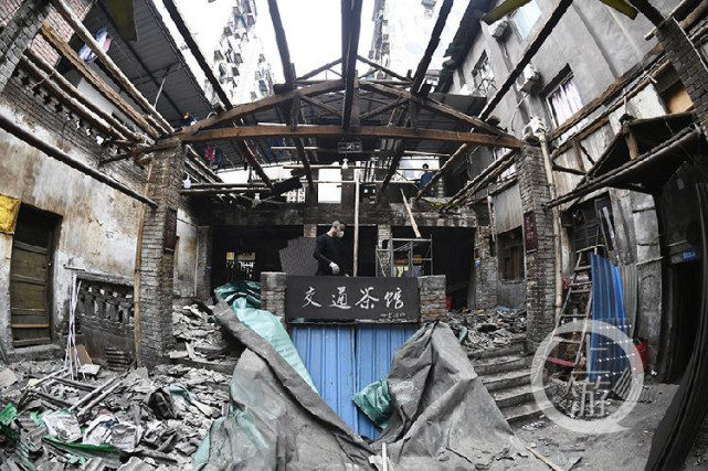 黄桷坪交通茶馆要拆了茶馆老板只是消除安全隐患疫情结束后将重新开业