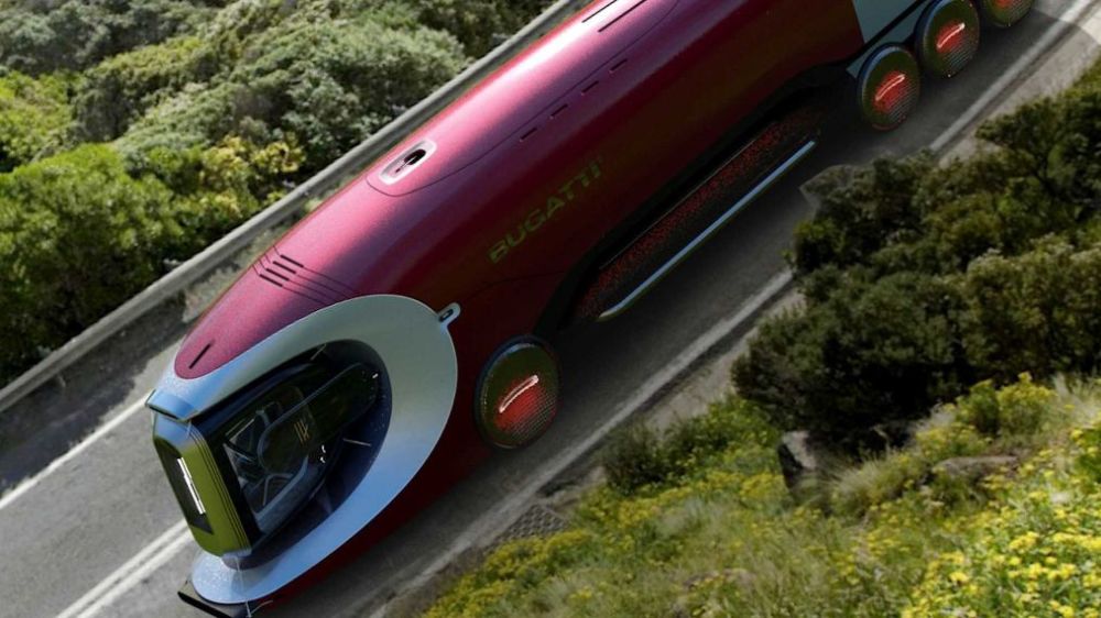 布加迪超级皮卡概念车渲染图