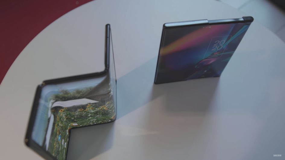 tcl公布卷轴三屏折叠手机惊艳