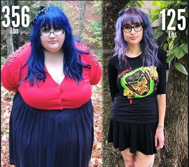 但是慢慢地,身边多了很多嘲笑她的人,尤其是在她的体重不断攀升的情况