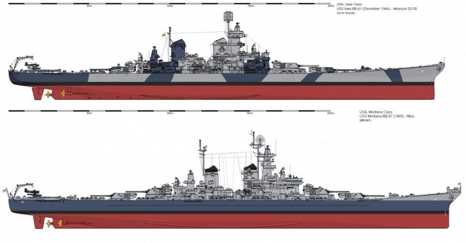 蒙大拿级战列舰在座的各位都是垃圾大和你敢说你比我还强