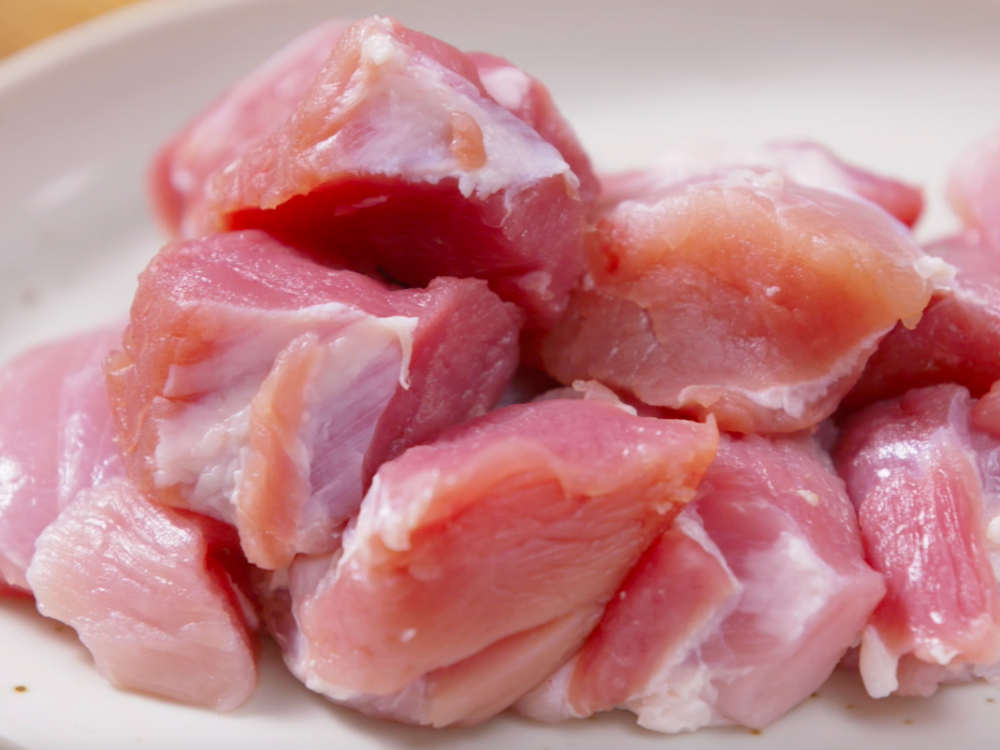 自做猪肉丸白豆腐竹笋汤味甘鲜脆