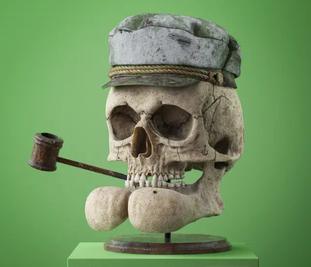 这些千年之后被石化的卡通人物你能认出几个