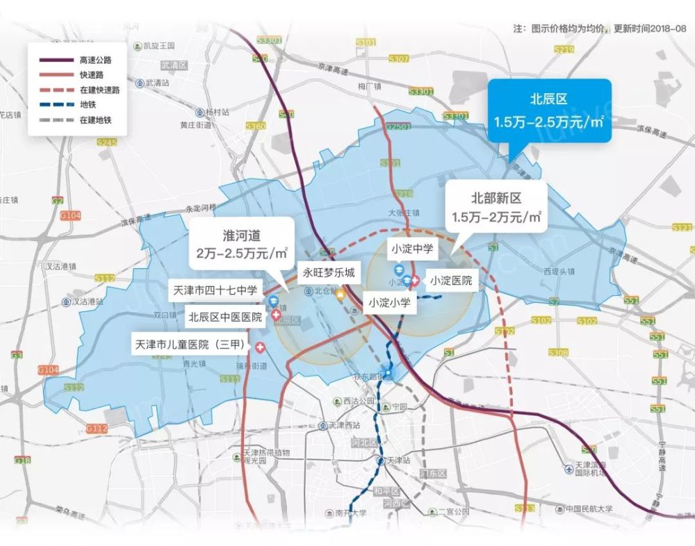 北辰区规划图2021图片