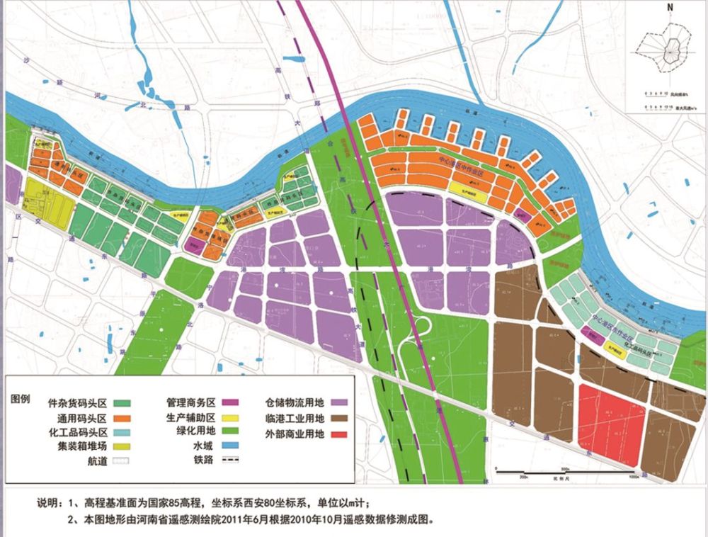 总体规划100平方公里,周口中心港码头总体规划出炉!