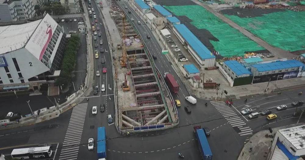 北横通道虹口梧州路井图片