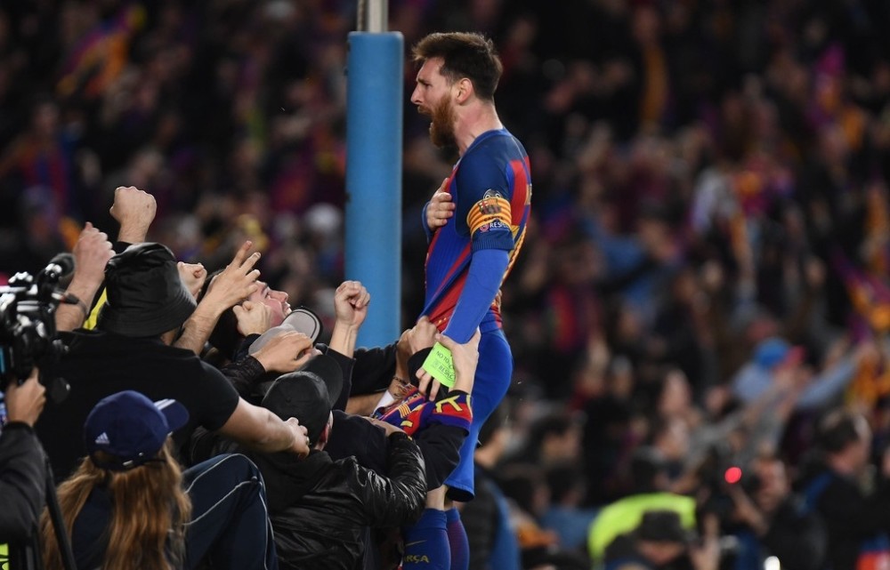 三年前的今天欧冠最伟大逆转上演巴萨耗光了所有运气