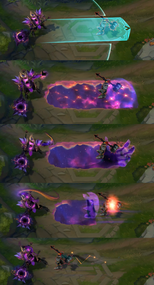 lol铁男暗星皮肤上手:大招集酷炫,霸气,神秘于一身_腾讯新闻