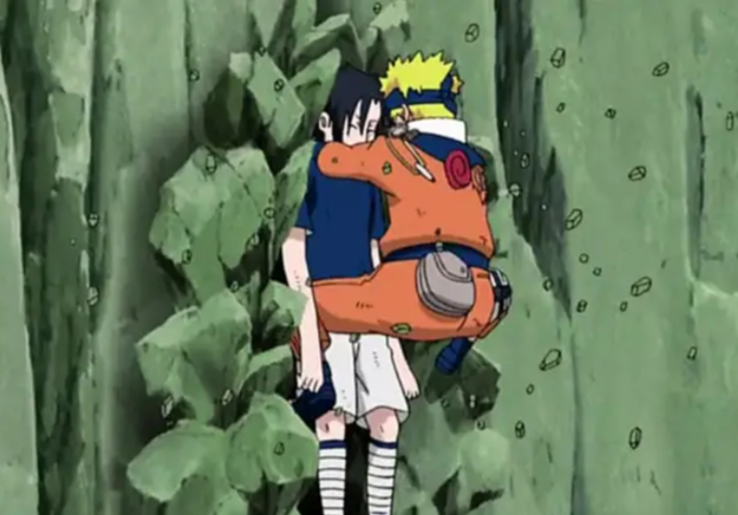 火影忍者残暴的"壁咚"方式,鸣人太强势,天天十万忍具太无情!