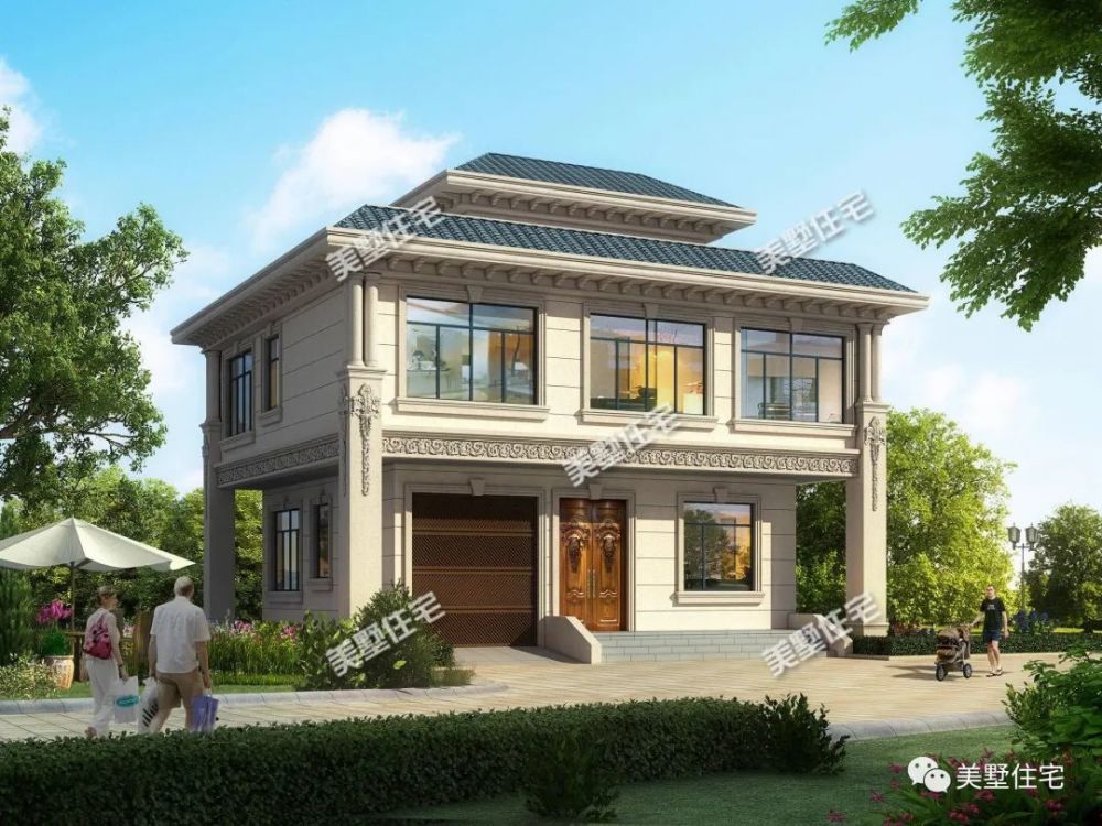 谁说100平不能建别墅?6栋百平内二层别墅,包工头都来要图纸