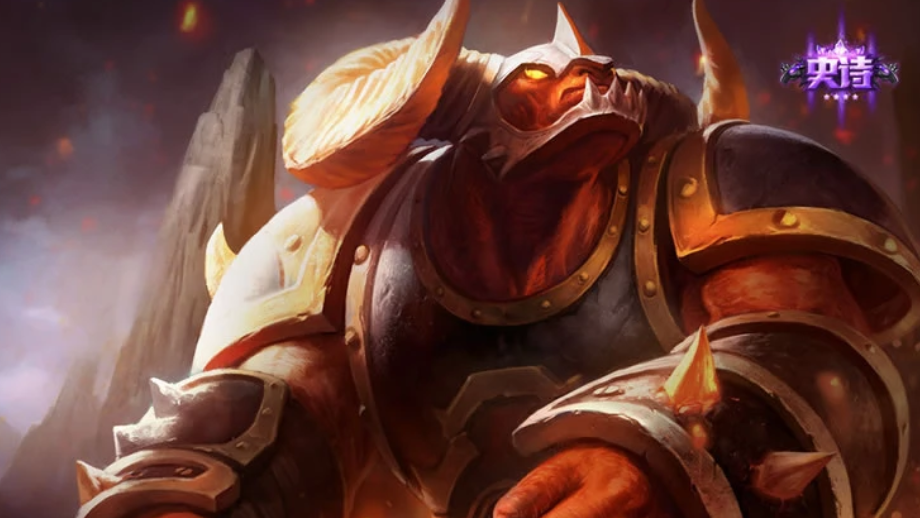 这个史诗级皮肤是很早之前牛头的一个皮肤了,在当时地狱火虽然没有