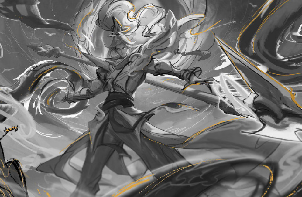 王者荣耀韩信飞衡设计稿曝光玩家直言上线第二款销量直接翻一倍