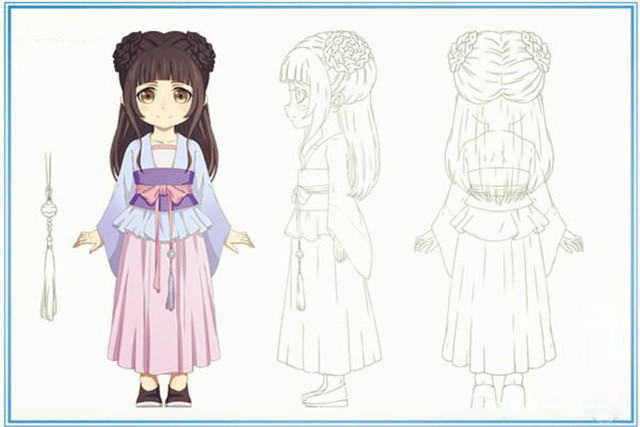 魔道祖师：从江厌离的三视图可以看出，她是从包子脸长成瓜子脸的_腾讯新闻