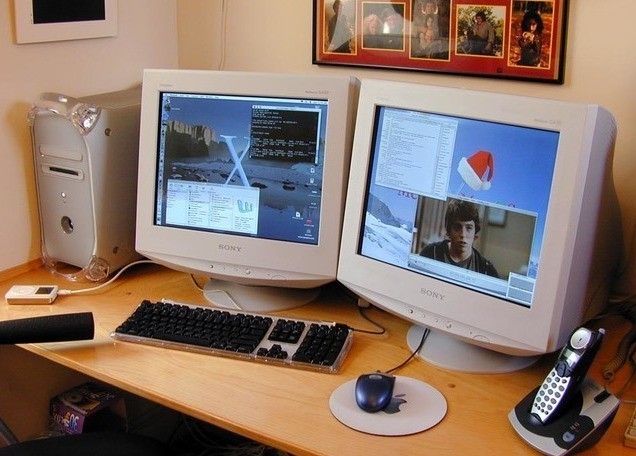 而早期电脑还采用的是crt显示器,也就是我们俗称的"大脑袋"