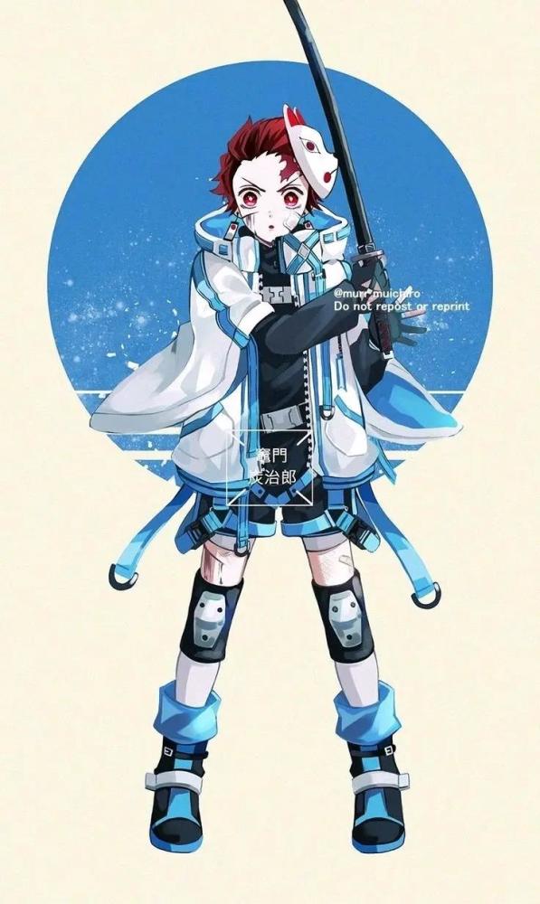 鬼灭全员现代装 除了祢豆子之外 最让人惊讶的是伊之助 腾讯新闻