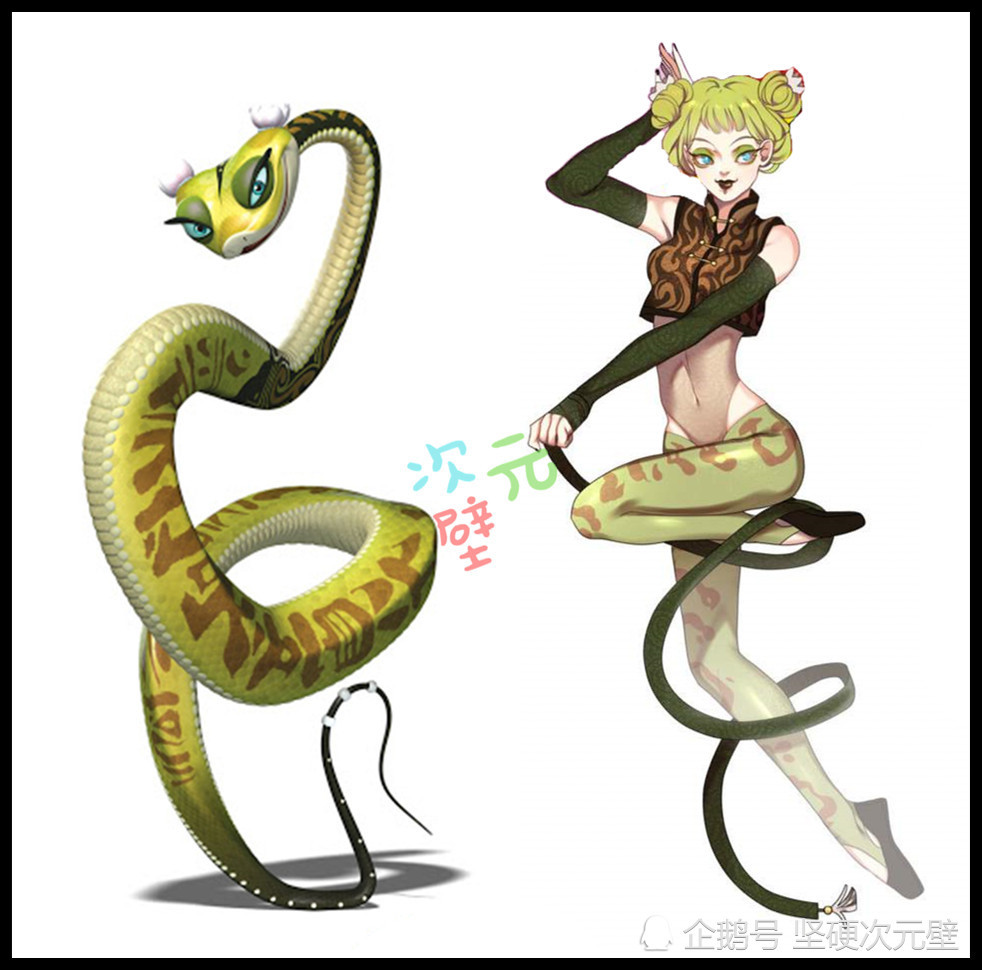 当功夫熊猫"全员拟人",阿宝变柔软的胖子,沈王爷翩翩公子太帅了