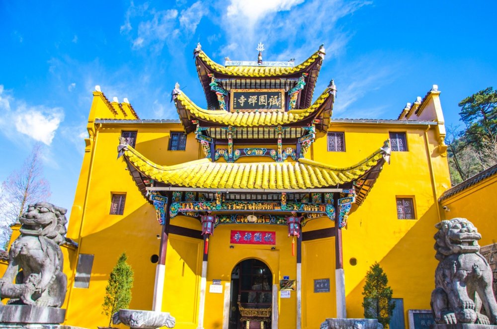 祗园禅寺九华山全山寺院之冠位居九华山四大禅林之首