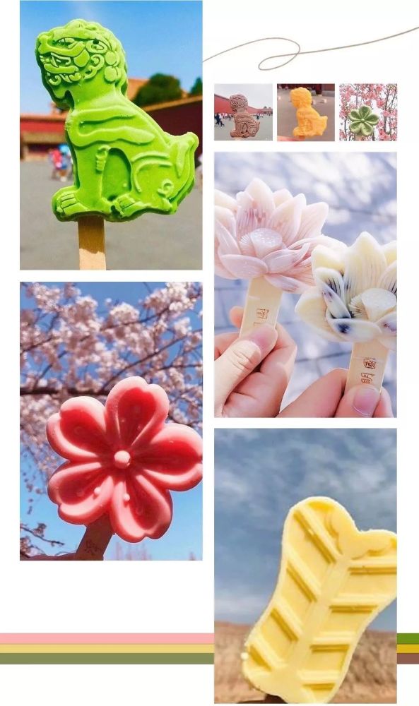 雪糕啦,售价10元起,有"石狮子","灵山大佛","莲花","牡丹花","芭蕉扇"