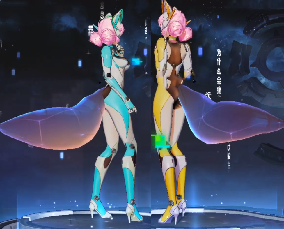 妲己时之彼端优化3月底上架,玩家制作三款颜色,你更喜欢哪一个?