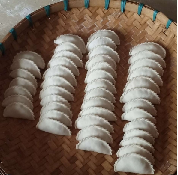 糯米粉饺子,小火慢慢炸,你吃过吗?