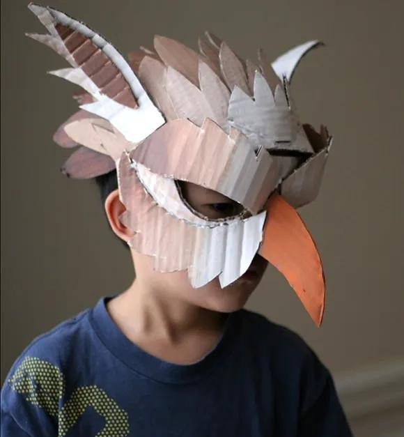 28种面具制作方案陪孩子玩就玩得再尽兴些吧diy手工附教程