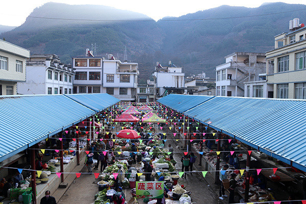 药山镇四举措推进集镇农贸市场归行划市