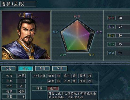 三国志11:历史上的经典宿敌,游戏里却是所向披靡的"喜相逢"?