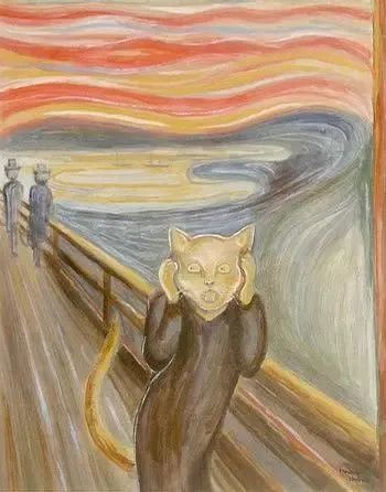 原画:达芬奇《抱貂女郎 》