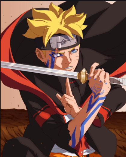 在被桃式的压制下,愤怒的博人却无意间开启了净眼