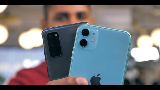 三星s20和iphone11拍照對比3鏡頭和2鏡頭的區別依然很大