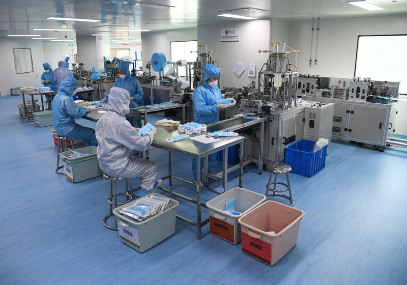 北京:加快口罩生产 助力疫情防控
