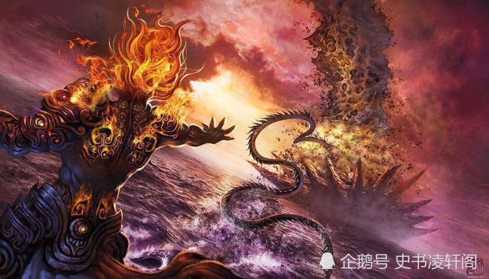 上古神话中的七位巨人,夸父上榜,第6位败给应龙,第1位开天辟地