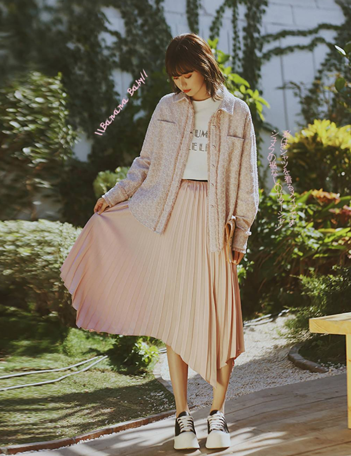 毛衣半身裙时髦又减龄